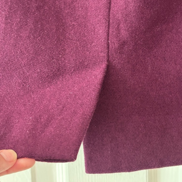 J Crew "The Pencil Skirt" - Plum/Raspberry Size 00P - Picture 6 of 10